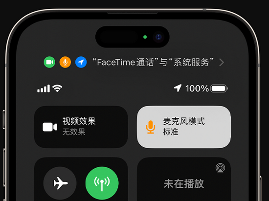 天津苹果授权维修网点分享iPhone在通话时让你的声音更清晰 