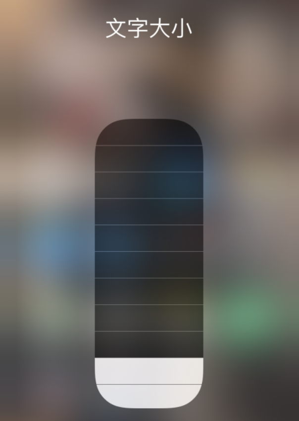 天津苹果手机维修分享小技巧：在 iPhone 控制中心快速调节字体大小 