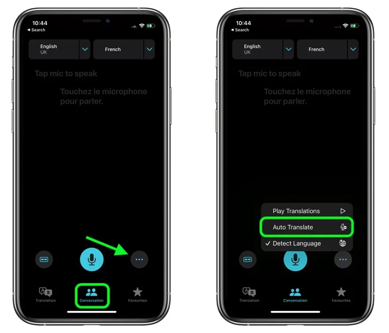 天津苹果手机维修分享iOS 15 “翻译” App 新改进 